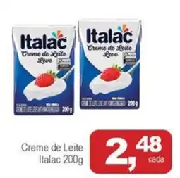 Mineirão Atacarejo Creme de Leite Italac oferta