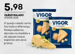 Mercadão Atacadista Queijo ralado vigor oferta