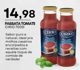 Mercadão Atacadista Passata tomate cirio 700g oferta
