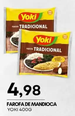 Mercadão Atacadista Farofa de mandioca yoki 400g oferta
