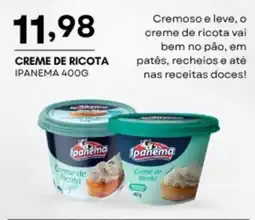 Mercadão Atacadista Creme de ricota ipanema oferta