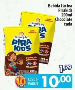 Supermercados Big Compra Bebida Láctea Pirakids Chocolate oferta