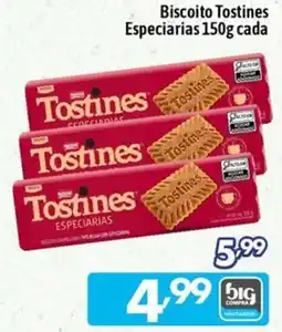 Supermercados Big Compra Biscoito tostines especiarias oferta