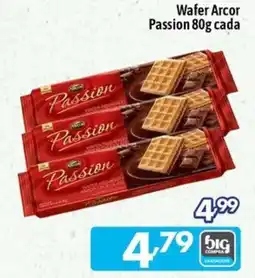 Supermercados Big Compra Wafer Arcor Passion oferta