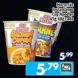 Supermercados Big Compra Macarrão instantâneo cup noodles oferta