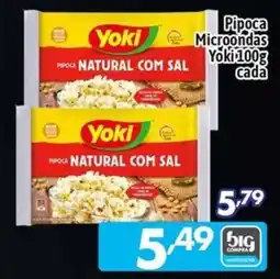 Supermercados Big Compra Pipoca natural com sal oferta