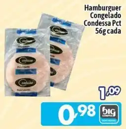 Supermercados Big Compra Hamburguer Congelado Condessa oferta