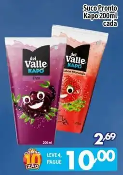 Supermercados Big Compra Suco Pronto Kapo oferta