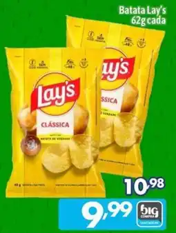 Supermercados Big Compra Batata lay's clássica oferta