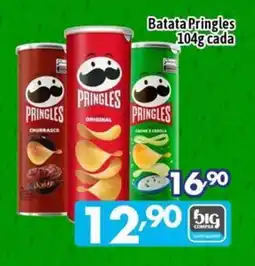 Supermercados Big Compra Batata Pringles oferta