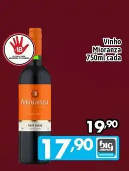 Supermercados Big Compra Vinho Mioranza oferta