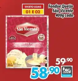 Supermercados Big Compra Fondue Queijo São Vicente oferta