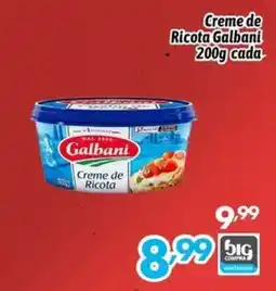 Supermercados Big Compra Creme de Ricota Galbani oferta