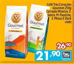 Supermercados Big Compra Café Tres Corações Gourmet oferta