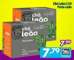 Supermercados Big Compra Chá Leão oferta