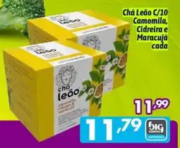 Supermercados Big Compra Chá Leão C/10 Camomila, Cidreira e Maracujá oferta