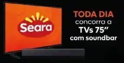 Supermercados Big Compra Toda dia concorra a TVs 75" com soundbar oferta
