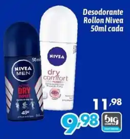 Supermercados Big Compra Desodorante Rollon Nivea oferta
