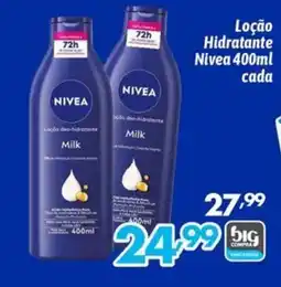 Supermercados Big Compra Loção hidratante nivea milk oferta