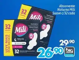 Supermercados Big Compra Absorvente noturno mili oferta