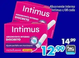 Supermercados Big Compra Absorvente interno intimus oferta
