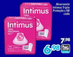 Supermercados Big Compra Absorvente intimus tripla proteção oferta