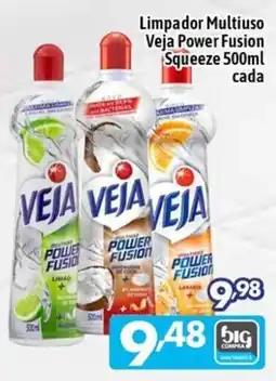Supermercados Big Compra Limpador Multiuso Veja Power Fusion Squeeze oferta