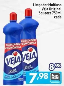 Supermercados Big Compra Limpador multiuso veja original oferta