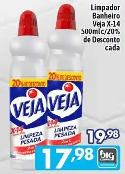 Supermercados Big Compra Limpador Banheiro Veja X-14 oferta