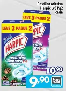 Supermercados Big Compra pastilha adesiva harpic lv3 pg2 oferta