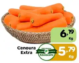 Supermercados Kawakami Cenoura Extra oferta