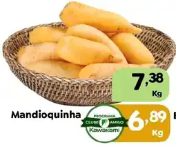 Supermercados Kawakami Mandioquinha oferta