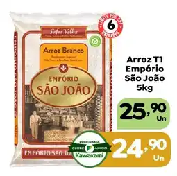 Supermercados Kawakami Arroz branco t1 oferta