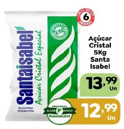 Supermercados Kawakami Açúcar Cristal Santa Isabel oferta