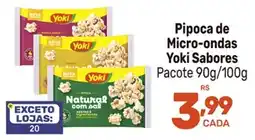 Supermercados Jau Serve Pipoca de Micro-ondas Yoki Sabores oferta