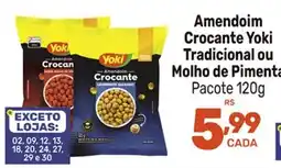 Supermercados Jau Serve Amendoin crocante yoki tradicional ou molho de pimenta oferta