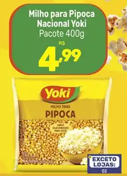 Supermercados Jau Serve Milho para Pipoca Nacional Yoki oferta