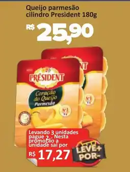 Supermercados Savegnago Queijo parmesão cilindro president oferta
