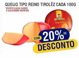 Supermercados Varandas Queijo tipo reino tirolêz oferta