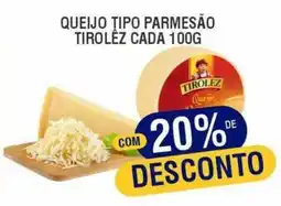 Supermercados Varandas Queijo tipo parmesão tirolêz oferta