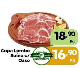 Supermercados Kawakami Copa Lomba Suína c/ Osso oferta