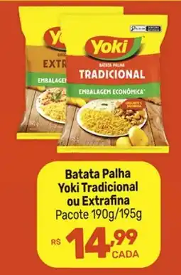 Supermercados Jau Serve Batata Palha Yoki ou Extrafina oferta