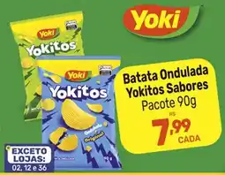 Supermercados Jau Serve Batata ondulada yokitos sabores oferta