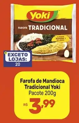 Supermercados Jau Serve Farofa de Mandioca Tradicional Yoki oferta