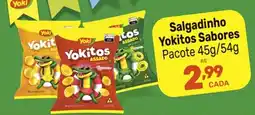 Supermercados Jau Serve Salgadinho yokitos sabores oferta