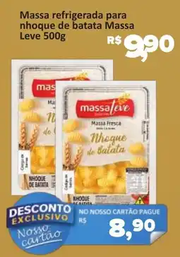 Supermercados Savegnago Massa refrigerada para nhoque de batata Massa Leve oferta