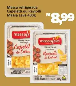 Supermercados Savegnago Massa refrigerada Capeletti ou Raviolli Massa Leve oferta