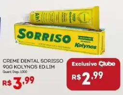 Bistek Supermercados creme dental sorriso oferta