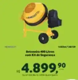 Quero Quero Betonseira 400 Litros com Kit de Seguranca oferta