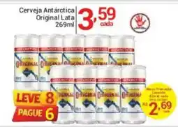X Supermercados Cerveja Antárctica original oferta
